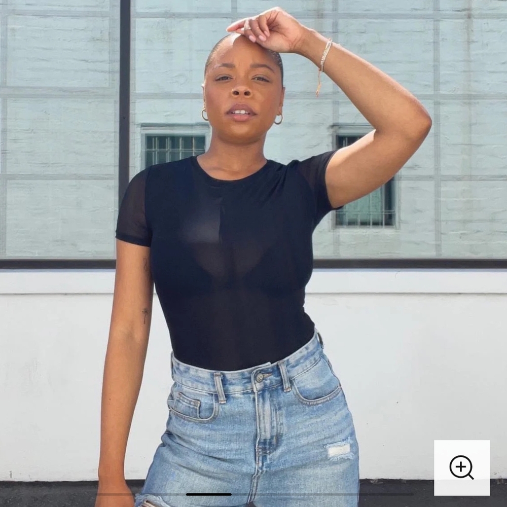 Parade mesh body suit small